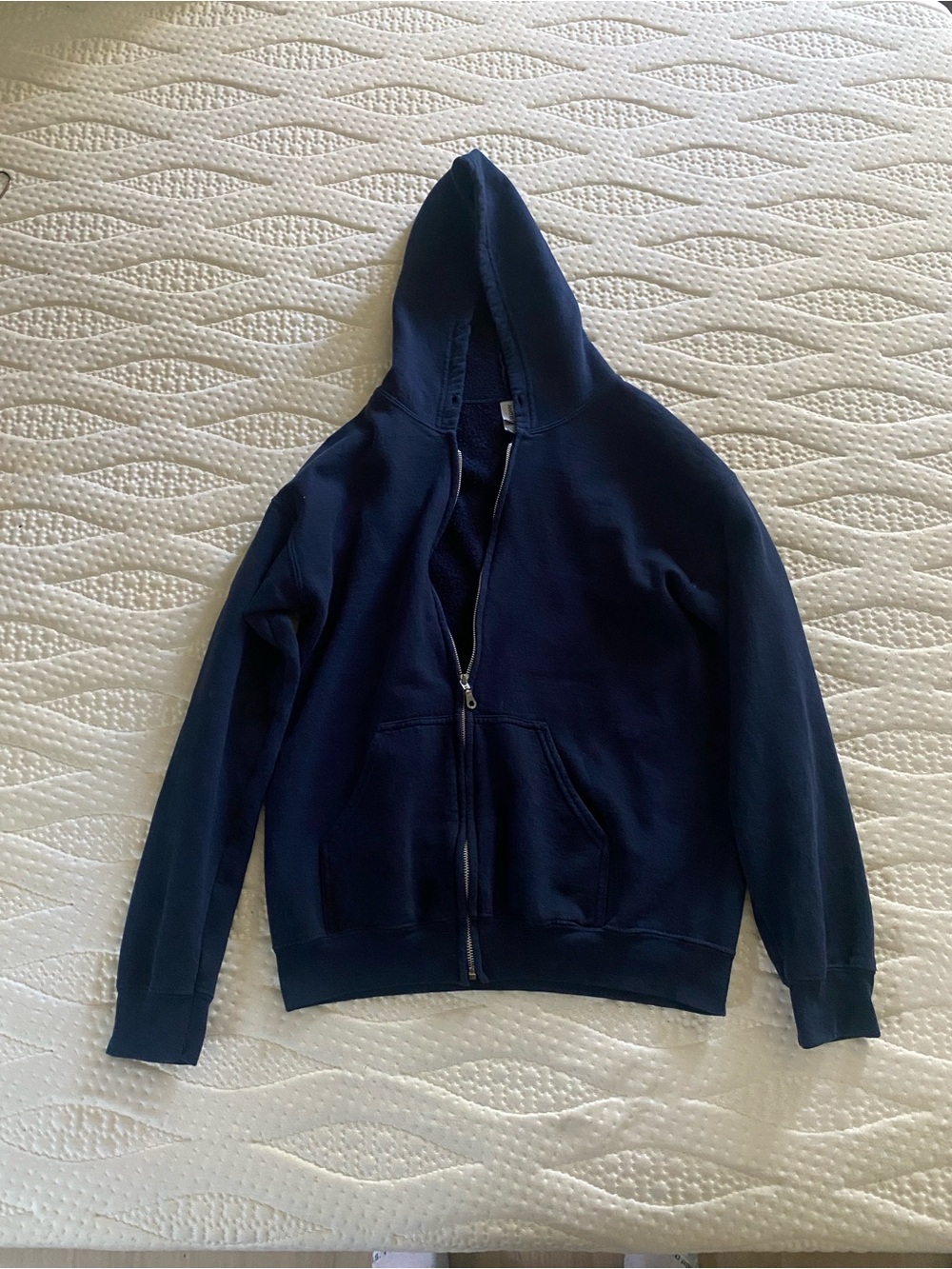 Gildan Navy Zip-Up Hoodie